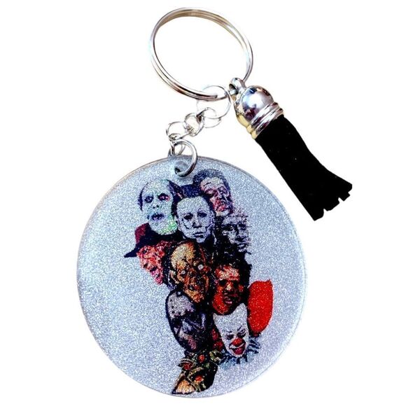 Handmade Horror Movie Keychain for Yourself or for Gifting - Picture 1 of 1
